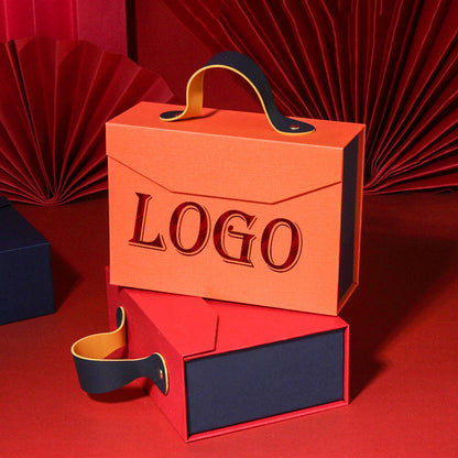 Custom Logo Luxury High Capacity Rigid Paper Gift Box Recyclable Large Capacity Packaging For Corporate Gift Cosmetic Apparel Wellness Set