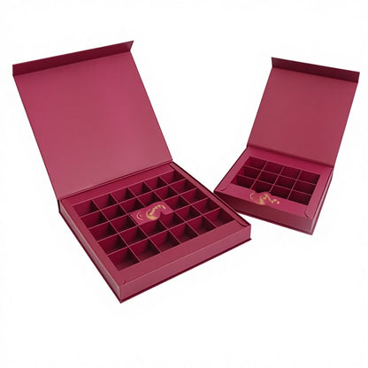 High Grade Custom Flip Chocolate Rigid Gift Box Heaven And Earth Lid Base Custom Logo Print Food Grade Packaging For Truffle Candy Macaron Wedding Valentine OEM Wholesale