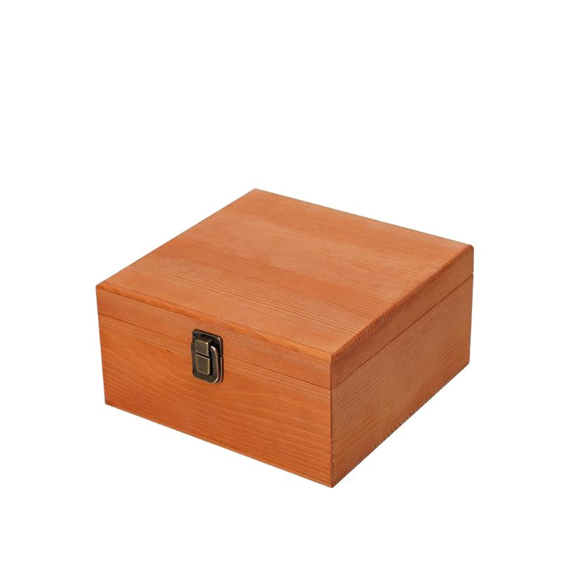 Customizable OEM Wooden Storage Box Custom Logo Eco Pine Walnut MDF Wood For Jewelry Tea Wine Craft Multi-scene Gift Pack