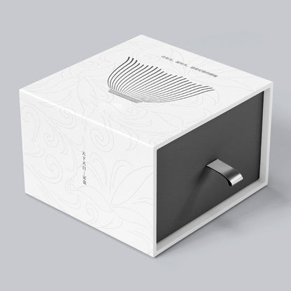 Customized Tea Set Drawer Gift Box Rigid Sliding Sleeve Paper Box Custom Logo For Ceramic Teapot Cup Kung Fu Tea Festival Business Gift Packaging