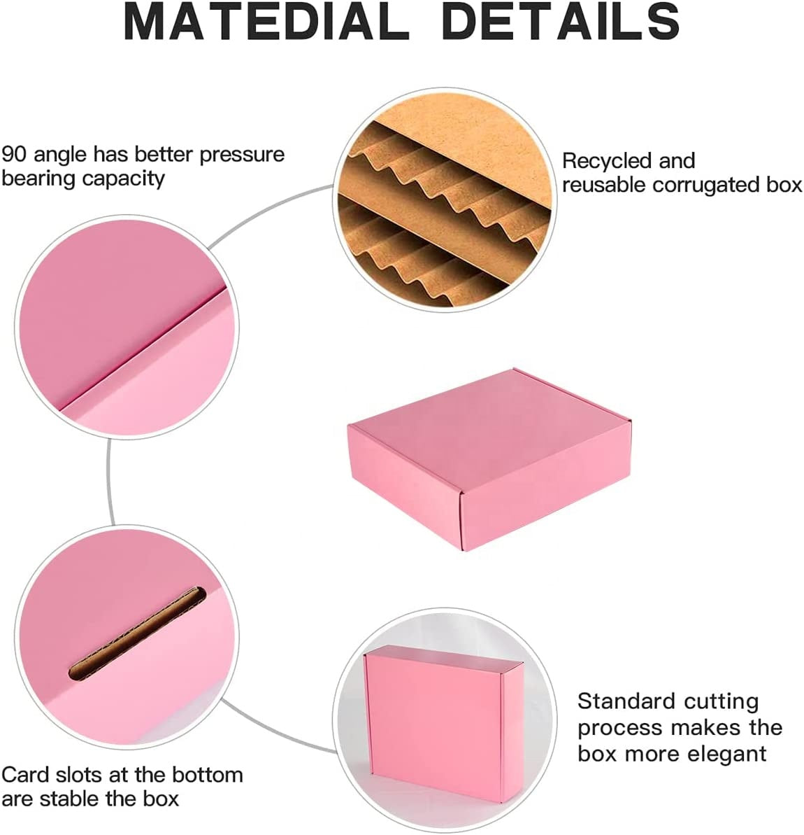 Custom Design Paper Cardboard Shipping Boxes Eco Recyclable Foldable Corrugated Mailer Carton Custom Logo Print Apparel Cosmetic Gift E-commerce Packaging OEM Wholesale