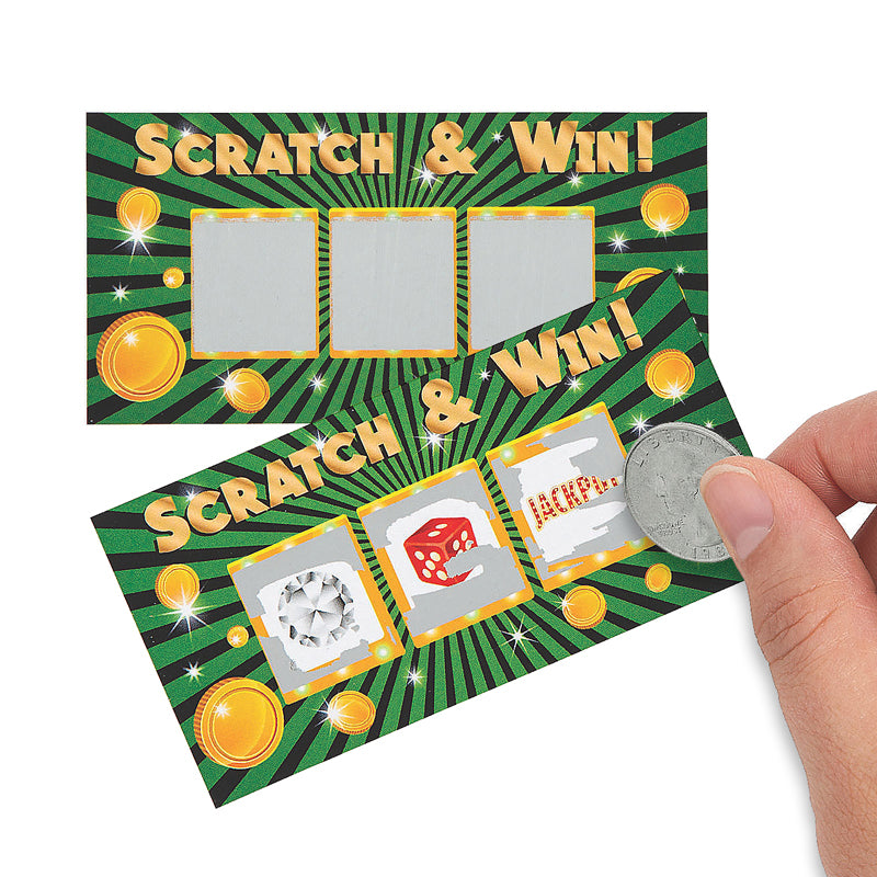 Personalized Printing Logo Party Scratch Off Win Cards Custom Printed Promotional Lottery Ticket Thank You Gift Scratch Game Card For Event Retail Business OEM Wholesal
