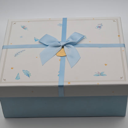 Square Exquisite Heaven and Earth Cover Rigid Gift Box Custom Logo Recyclable Two-Piece Paper Packaging Box For Jewelry Cosmetic Holiday Gifts