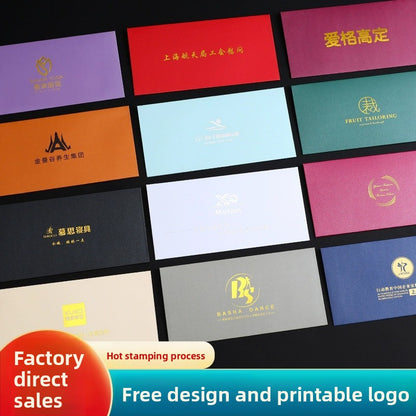 250gsm Thick Custom Paper Business Card Printing Full Color Double Sided CMYK Custom Logo Matte/Gloss Coated Luxury Visiting Card Printing Service