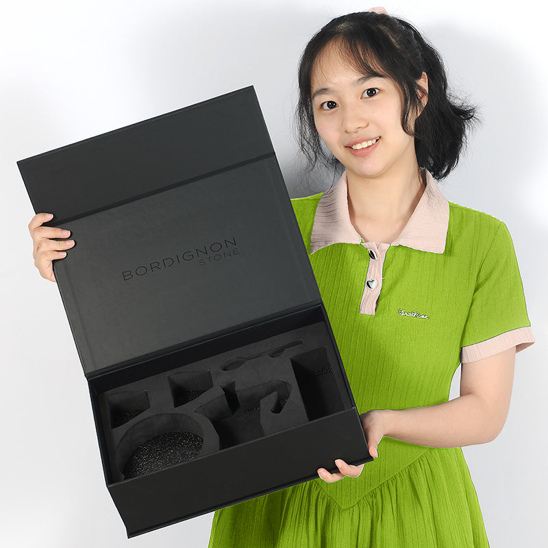 Custom Recyclable Logo Design Luxury Handmade Rigid Gift Box Magnetic Flip Lid Custom Print Eco Packaging For Cosmetic Jewelry Wedding Holiday Perfume OEM Wholesale