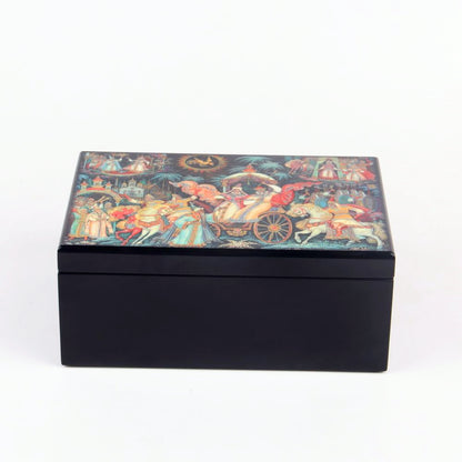 Luxury 4C Printing Wooden Tea Gift Box Custom Logo MDF Wood For Loose Tea Can Business Holiday Premium Gift Pack
