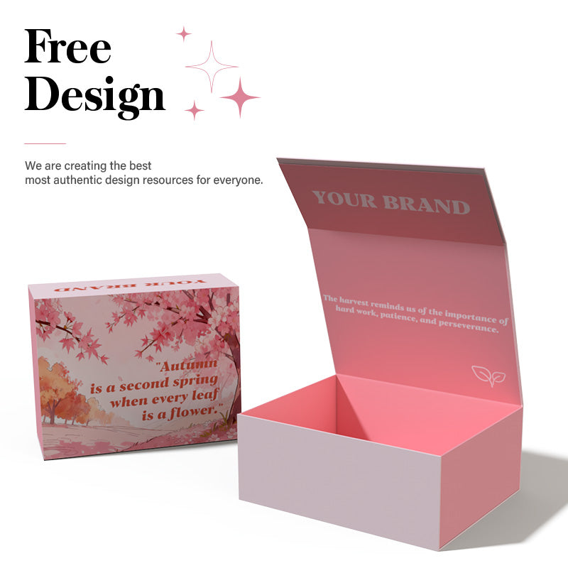 Custom Logo Luxury Small Foldable Magnetic Paper Gift Box Flat Collapsible Mini Flip Lid Box Full CMYK Print Jewelry Cosmetic Perfume Wedding Favor Packaging OEM Wholesale