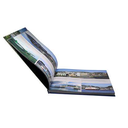 Custom Made Photography Book Printing Service Full Color CMYK Layflat Hardcover Photo Portfolio Custom Logo Artist Gallery Wedding Landscape Photobook Printing Service
