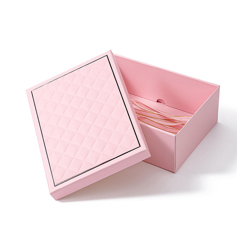 Wholesale Foldable Heaven Earth Cover Gift Box Custom Logo Collapsible Recyclable Two-Piece Paper Rigid Packaging Box
