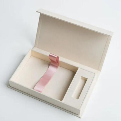 Custom Luxury Small Magnetic Flip Rigid Photo Storage Box Flat Pack Flock Lined Polaroid Photo Album Card Packaging Custom Logo Size Contact Us For Memory Picture Storage Box Solutions