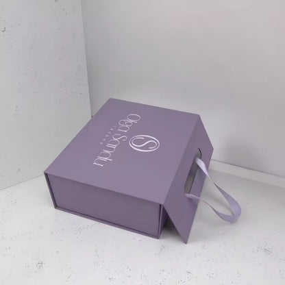 Custom Large Luxury Handbag Gift Packaging Rigid Magnetic Box Recyclable Cardboard Box For Women Purse Brand Retail Gift Delivery