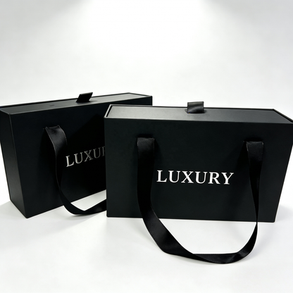 Custom Luxury Black Drawer Gift Box Custom Logo Matte Recyclable Slide Rigid Paper Packaging Box For Jewelry Cosmetic Watch Belt Small Premium Gifts