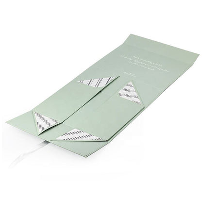 Custom Logo Foldable Magnetic Premium Luxury Rigid Gift Box Recyclable Collapsible Flip Packaging Box For Cosmetic Jewelry