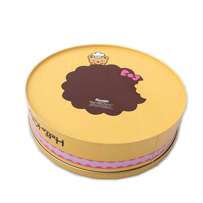 Round Danish Butter Cookies Biscuit Metal Tin Box Custom Logo Food Grade Recyclable Tinplate For Cookie Chocolate Holiday Gift Pack