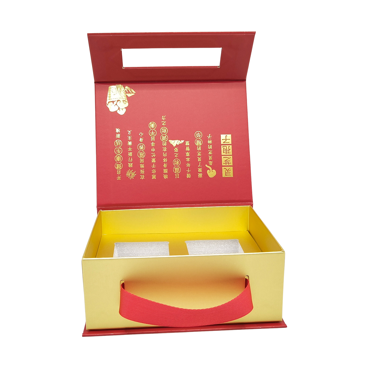 Premium Portable Health Supplement Gift Packaging Rigid Magnetic Paper Box Custom Logo For Vitamin Collagen Bird's Nest Wellness Gift