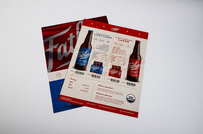 High Quality Custom Flyer Printing Service Full Color CMYK Leaflet Brochure Trifold Pamphlet Custom Logo Advertising Paper Printing For Business Promotion Event Menu