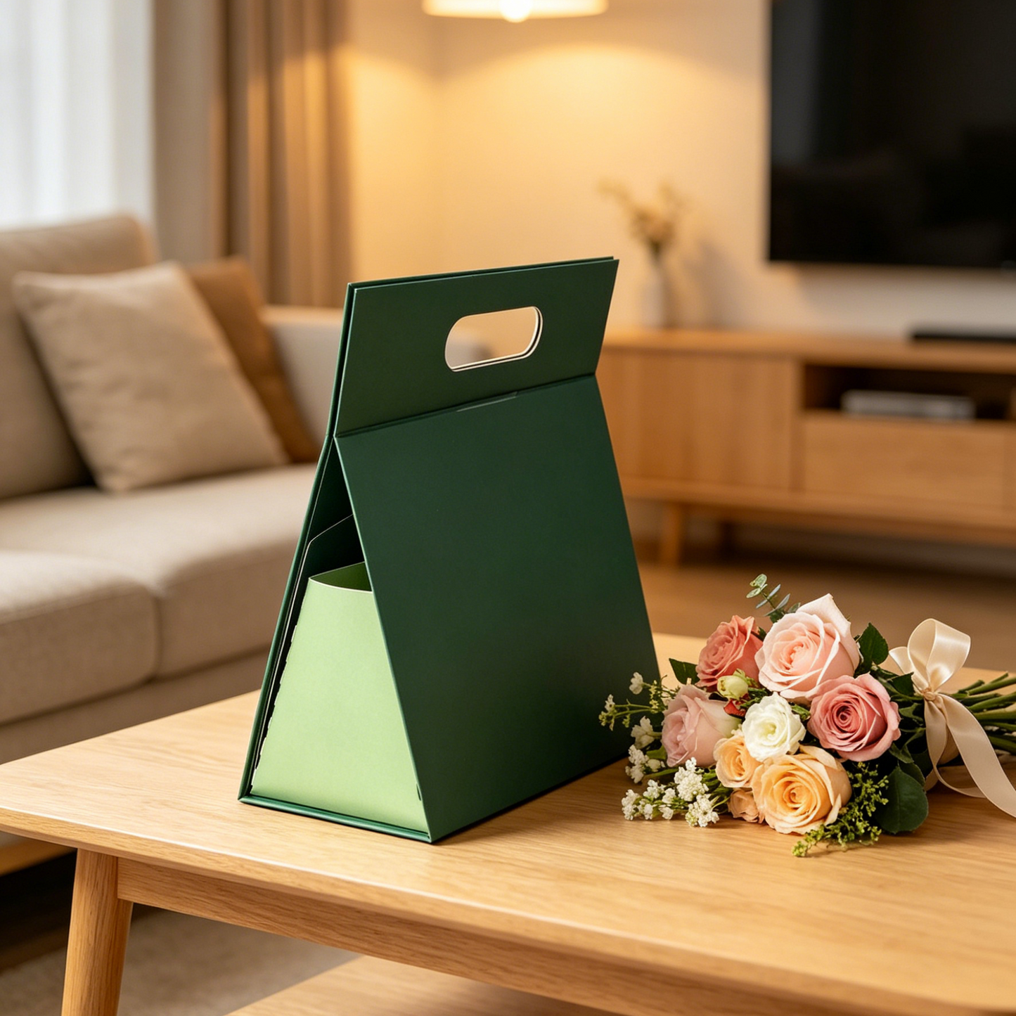 Wholesale Recycled Materials Collapsible One-Piece Magnetic Rigid Gift Box Flat Foldable Custom Logo For Cosmetic Jewelry Apparel Food Wedding OEM Packaging