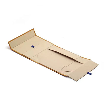 Boîte cadeau rigide magnétique pliable de luxe en matériaux recyclés imperméables, impression de logo personnalisé, emballage résistant à l'humidité pour cosmétiques, bijoux, thé, vêtements, mariage, OEM en gros