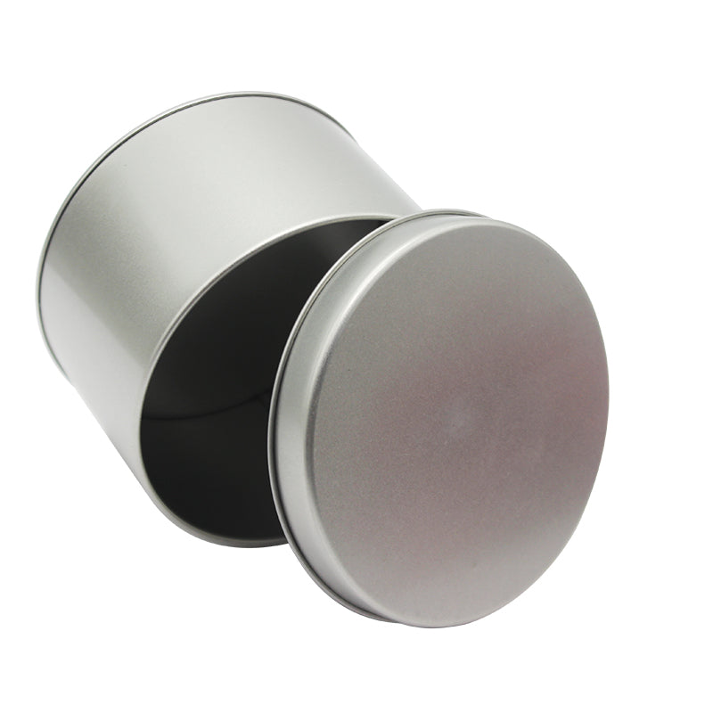 Food Grade Custom Logo Round Empty Tin Box Recyclable Metal Can For Tea Cookie Candy Cosmetic Gift Packaging