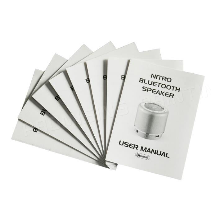 Customized Watch Instruction Manual Printing A5 Size Full Color Multi-Lingual Product User Guide Custom Logo Foldable Manual Printing Service