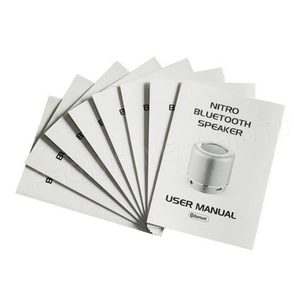 Customized Watch Instruction Manual Printing A5 Size Full Color Multi-Lingual Product User Guide Custom Logo Foldable Manual Printing Service