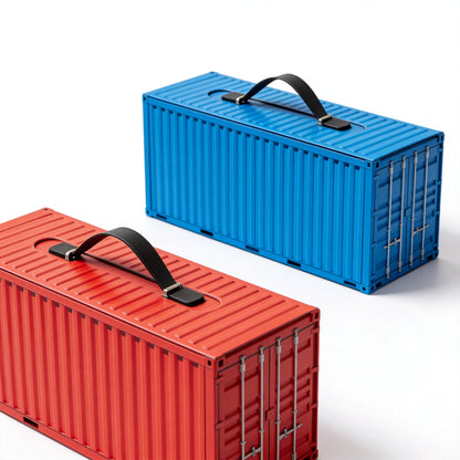 Eco Friendly Rigid Corrugated Handheld Gift Box Recyclable Kraft Paper Box With Rope Handle For Fruit Wine Festival Corporate Gift Packaging