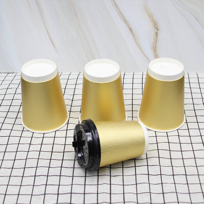500ml Disposable Paper Coffee Milk Tea Cup Custom Logo Printing Food Grade Single/Double Wall PE/PLA Waterproof Takeaway Beverage Cups With PP/CPLA Lids OEM Wholesale
