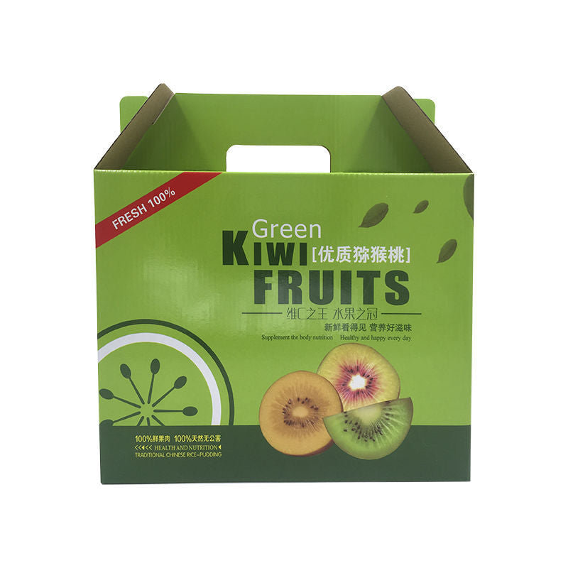 Custom Printed Corrugated Packaging Paper Box Recyclable Kraft Carton For Shipping Gift Fruit Apparel E-commerce Packaging