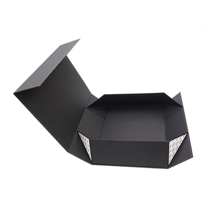 Customizable Luxury Collapsible Magnetic Rigid Gift Box Flat Pack Velvet EVA Lined Cosmetic Jewelry Apparel Wine Packaging Custom Logo Size Contact Us For Bespoke Fold Luxury Gift Packaging Solutions