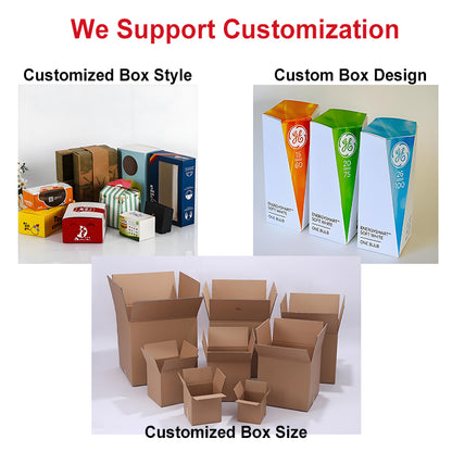 Hot Sale Recyclable Kraft Corrugated Shipping Mailer Box Custom Logo Foldable Eco E-commerce Packaging Carton