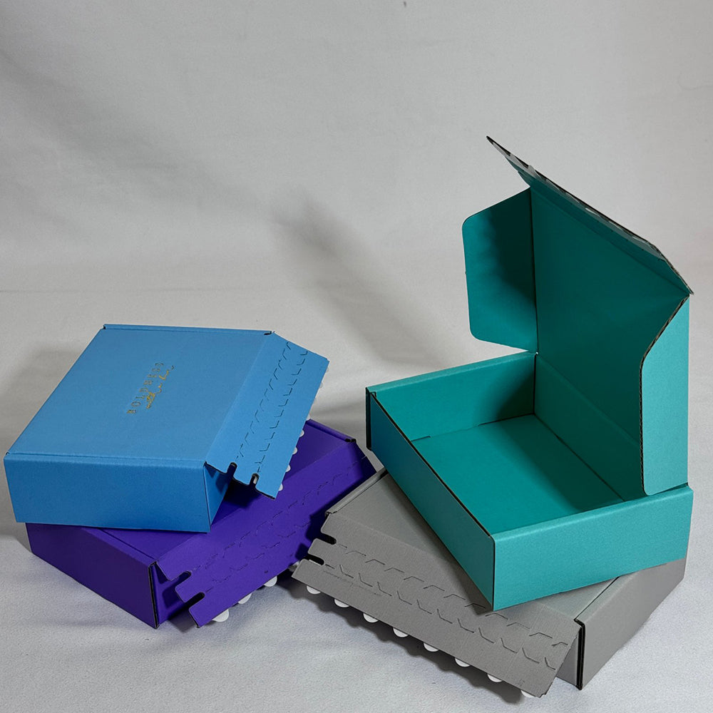 Small Corrugated Cardboard Custom Shipping Mailer Box Eco Recyclable Foldable Aircraft Carton Custom Logo Print Cosmetic Jewelry Small Gift Packaging OEM Wholesale