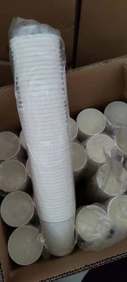 4oz Disposable Mini Tasting Paper Cups Free Custom Logo Design Food Grade Single Wall Espresso Sample Hot Drink Paper Cup With PP/CPLA Lids Wholesale OEM
