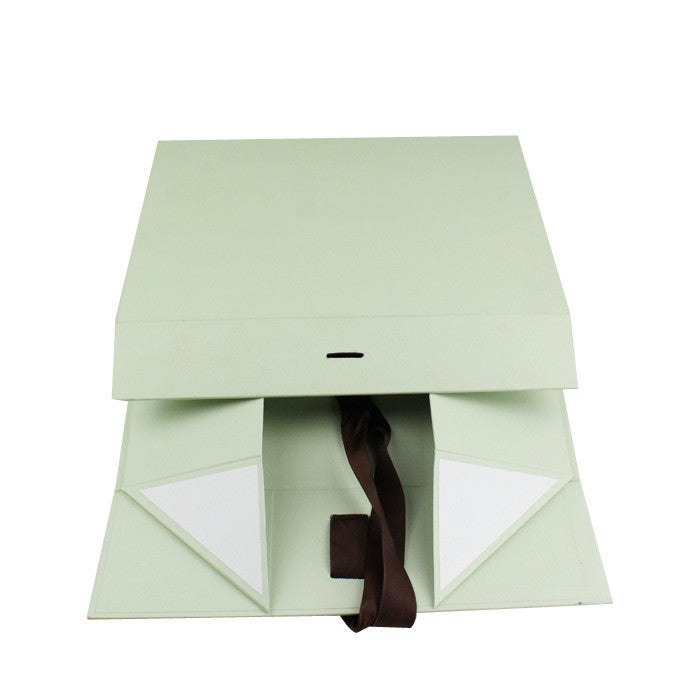 Wholesale Custom Made Foldable Paper Gift Box Recyclable Flat Pack Magnetic Rigid Cardboard Cosmetic Jewelry Apparel Packaging Custom Logo Size Contact Us For Collapsible Gift Box Solutions