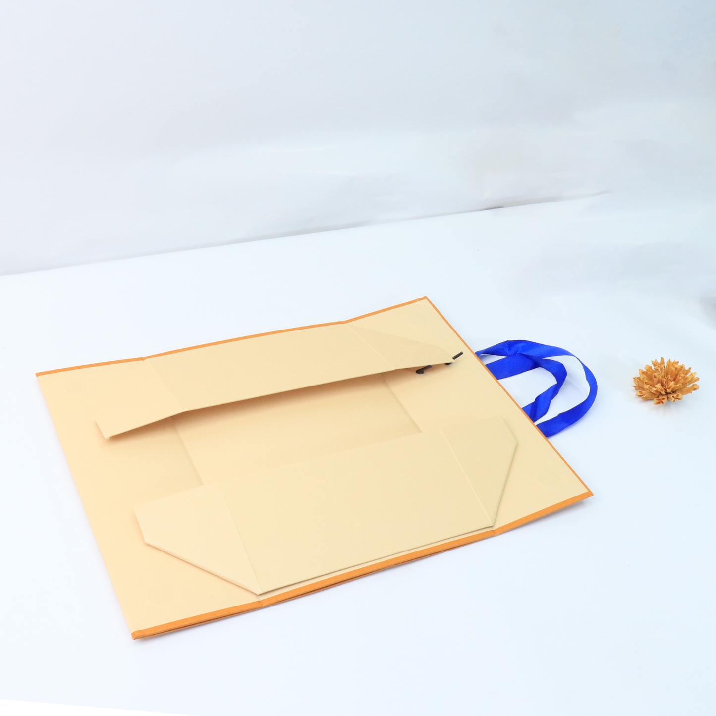 Custom Printed Luxury Foldable Book Style Magnetic Rigid Gift Box Velvet EVA Lined Cosmetic Jewelry Apparel Portfolio Corporate Packaging Custom Size Contact Us For Flat Pack Book Box Solutions