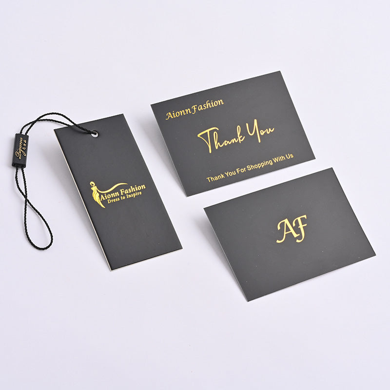 Custom Luxury Black Gold Foil Business Card Printing Thick Matte Black Cardstock Embossed Logo Gold Edge Custom Die Cut Visiting Card Wholesale Printing Service