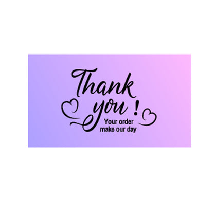 Custom Luxury Laser Cut Thank You Card Printing Gold Foil Embossed Custom Logo Small Business Brand Greeting Postcard Wholesale Printing Service