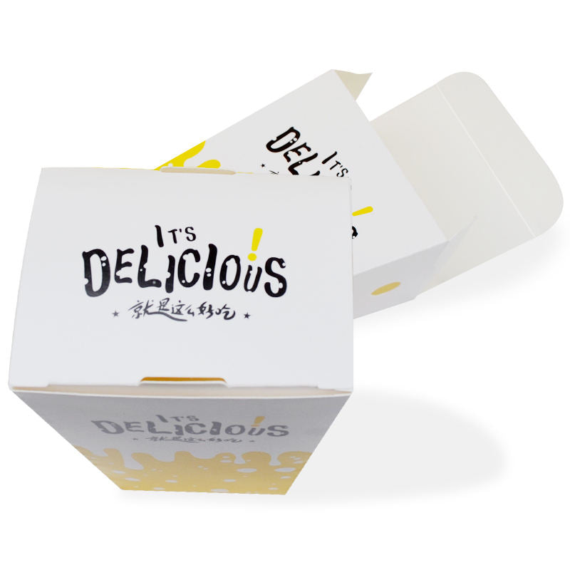 Custom Logo Takeout Food Grade French Fries Paper Cone Box Greaseproof Disposable Recyclable Container For Fast Food Snack Catering Delivery
