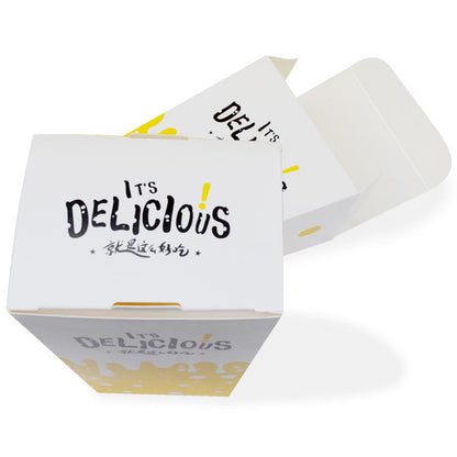 Custom Logo Takeout Food Grade French Fries Paper Cone Box Greaseproof Disposable Recyclable Container For Fast Food Snack Catering Delivery