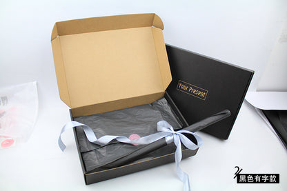 Corrugated Paper Gift Carton Custom Logo Printed Foldable Aircraft Mailer Box Eco Recyclable Shipping Box Apparel Cosmetic Wedding Hamper Packaging OEM Wholesale