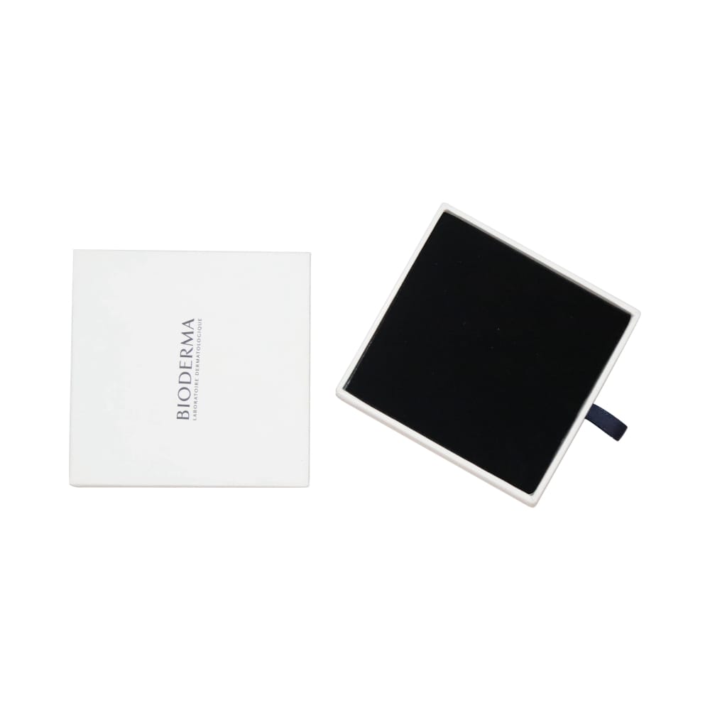 Customizable Recyclable Rigid Cardboard Heaven And Earth Cover Jewelry Box Flock EVA Lined Ring Necklace Earring Packaging Custom Logo Size Contact Us For Eco-Friendly Jewellery Box Solutions