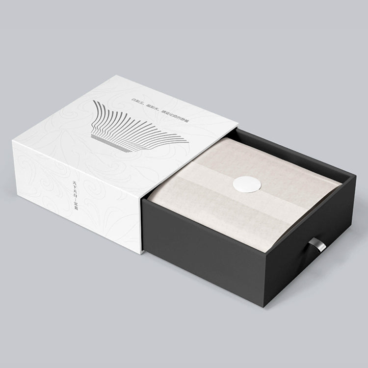 Customized Tea Set Drawer Gift Box Rigid Sliding Sleeve Paper Box Custom Logo For Ceramic Teapot Cup Kung Fu Tea Festival Business Gift Packaging