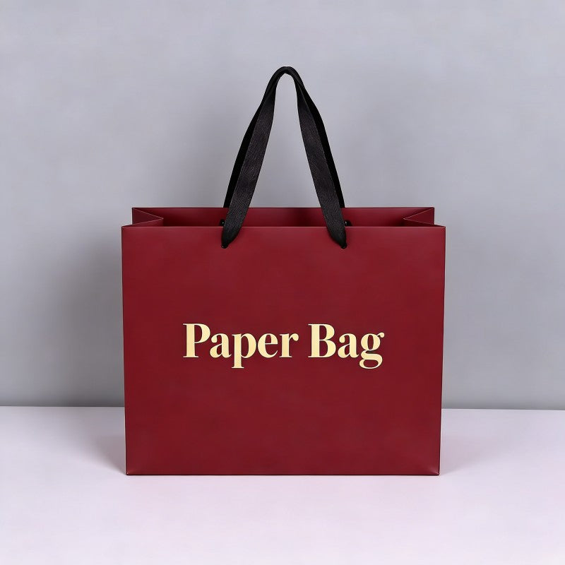 Factory Direct Classic Supermarket Paper Bags Eco Recyclable Custom Logo For Grocery Fruit Vegetable Retail Takeaway Pack