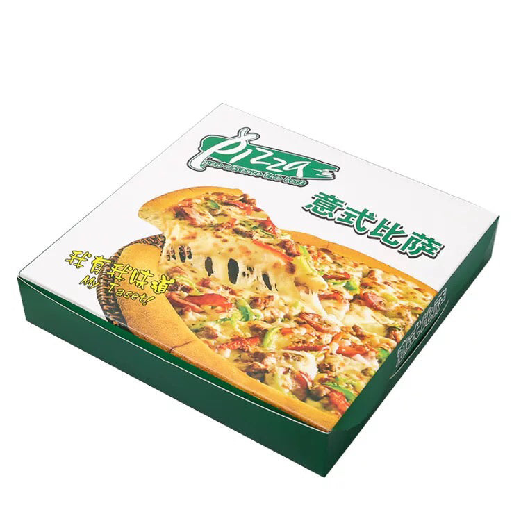 Custom Cardboard 12 Inch Reusable Frozen Pizza Box Food Grade Corrugated Carton Custom Logo For Frozen Pizza Takeaway Catering Freezer Storage Packaging