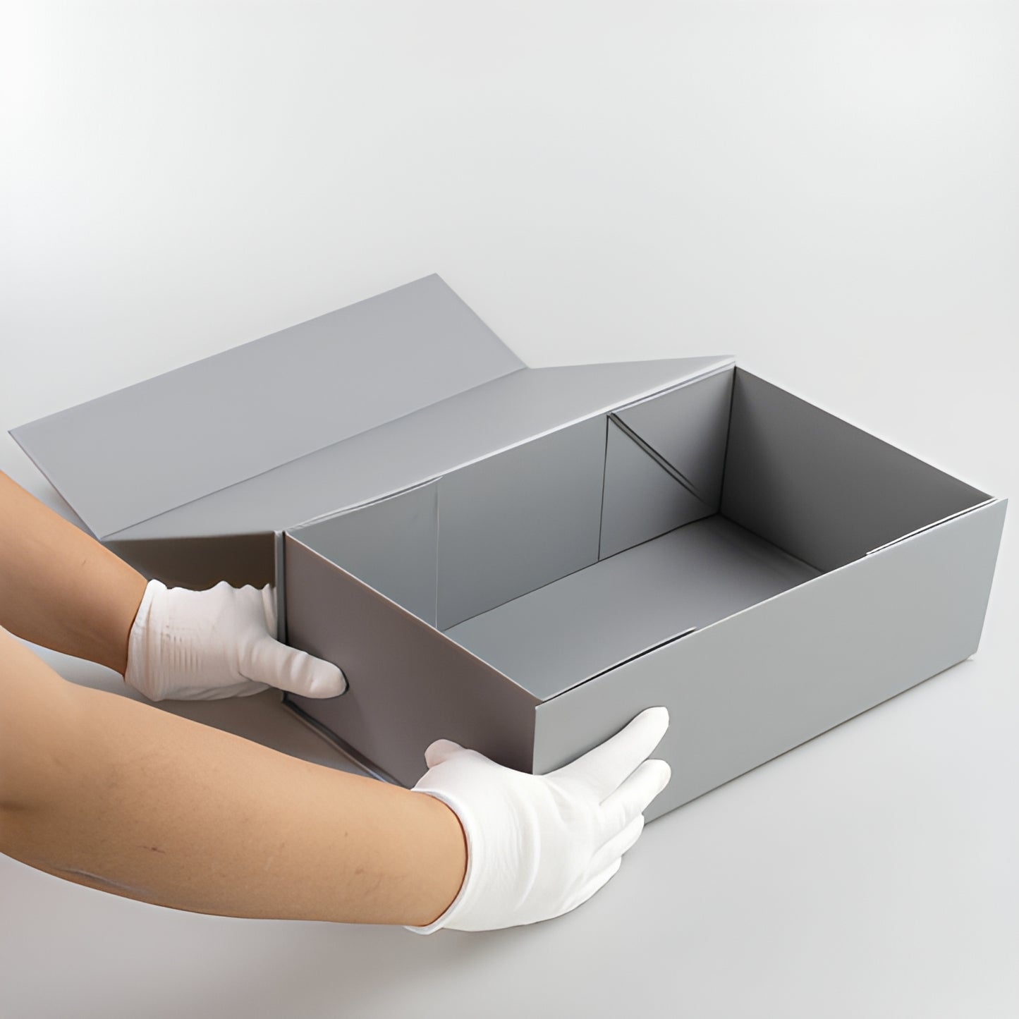 Custom Logo Foldable Magnetic Lid Rigid Gift Box Flat Pack Velvet EVA Lined Cosmetic Jewelry Apparel Wine Packaging Custom Size Contact Us For Magnetic Fold Luxury Brand Packaging Solutions