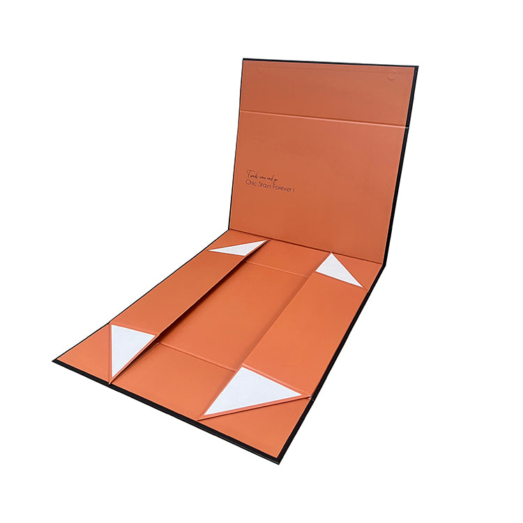 Luxury Matte Custom Pink Personalized Embossed Logo Magnetic Foldable Rigid Gift Box Flat Collapsible Flip Lid Box Cosmetic Jewelry Wedding Hamper Packaging OEM Wholesale