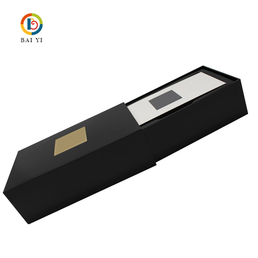 Wholesale Custom Logo Printed Rigid Cardboard Pull Sliding Drawer Gift Box Velvet EVA Lined Jewelry Cosmetic Eyewear Packaging Custom Size Contact Us For Branded Drawer Box Solutions