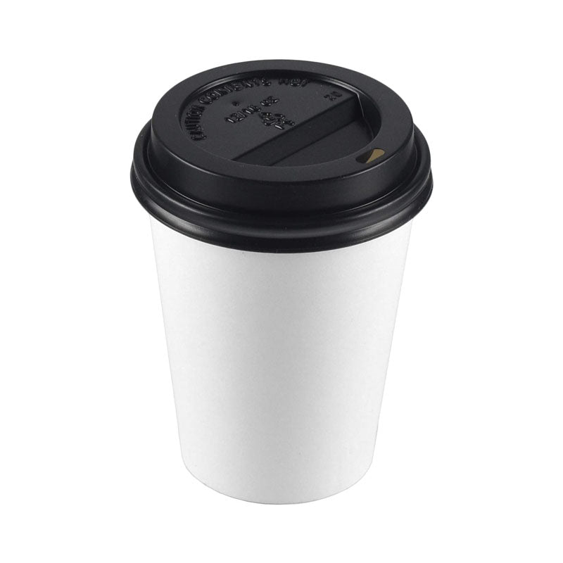Disposable White Paper Cup Custom Logo Printing Eco Food Grade For Coffee Tea Takeaway Beverage Pack