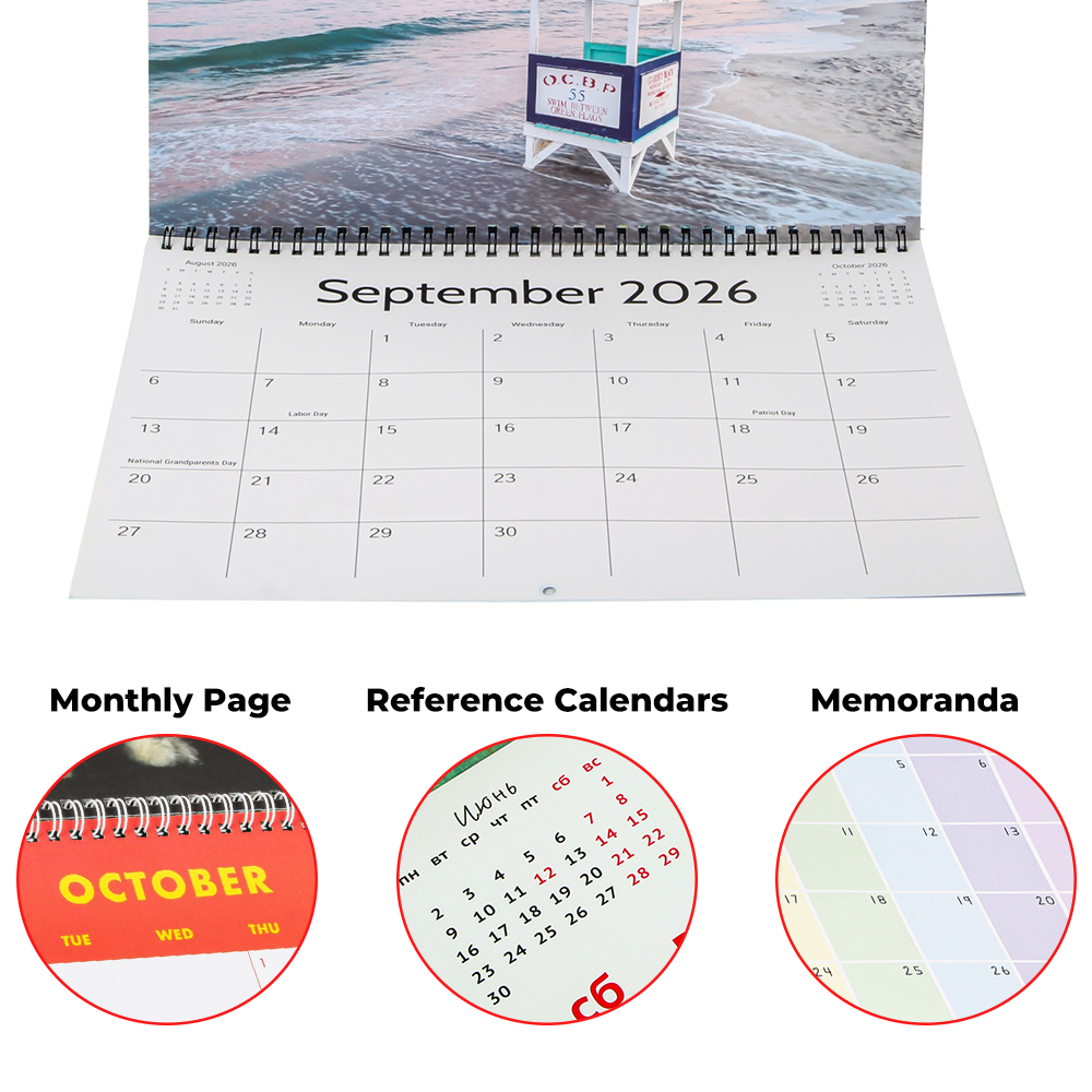 High Quality Custom Offset Printing Advertising Flyer Brochure Notebook Planner Promotional Gift Full Color CMYK Custom Logo Paper Printing Service