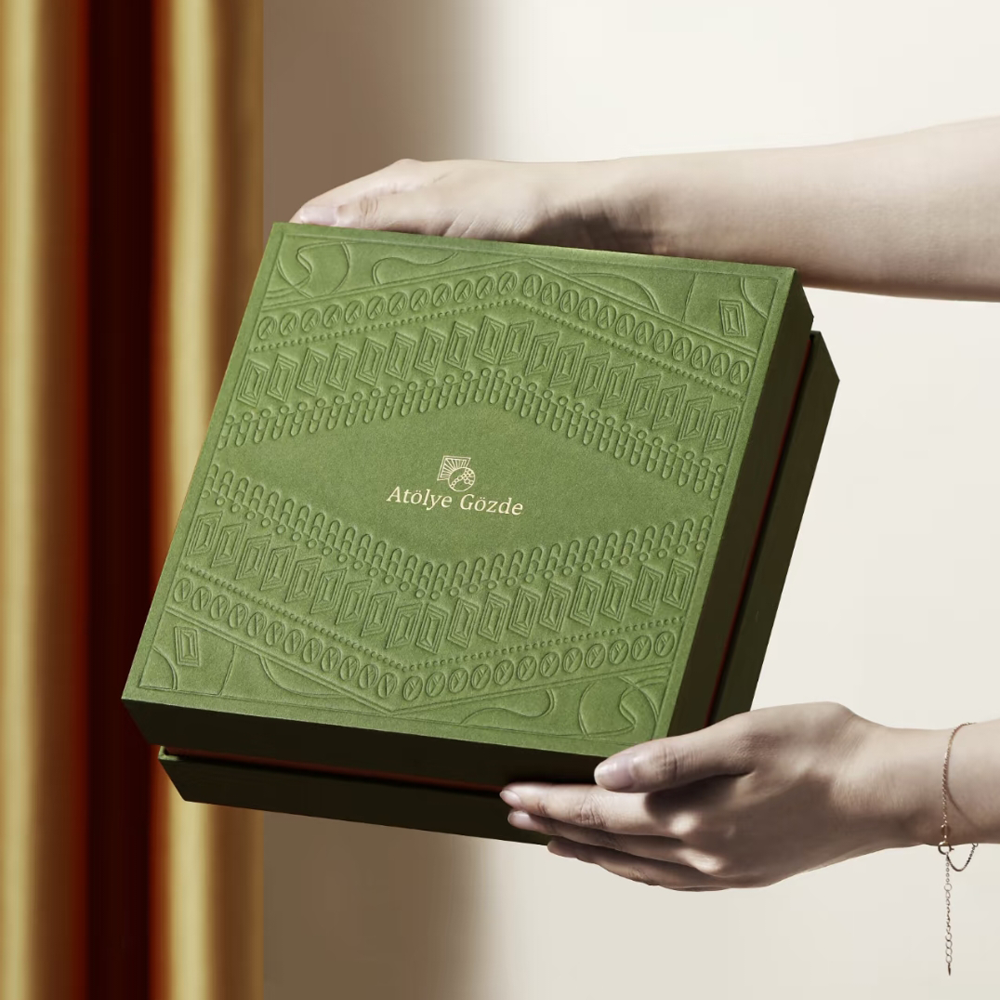 Personalized Custom Luxury Embossing Rigid Cardboard Gift Box Custom Logo Emboss Deboss Print For Cosmetic Jewelry Tea Wedding Holiday Luxury Packaging OEM Wholesale