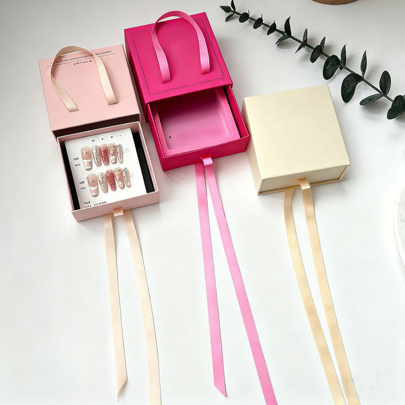 Manufacturer Luxury Drawer Jewelry Packaging Box Rigid Paperboard Custom Logo Hot Foil Stamping Velvet Insert Ring Earring Necklace Jewelry Gift Box Wholesale OEM ODM